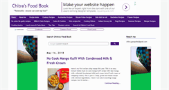 Desktop Screenshot of chitrasfoodbook.com